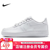 耐克NIKE女大童空军一号AF1 运动鞋DH2920-111白37.5