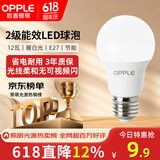 欧普照明（OPPLE）LED节能灯泡E27螺口灯泡 【12w-暖白光3000K】1只装 大功率光源超亮高显色球泡