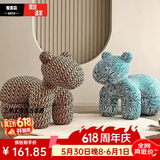 爱派森小马椅子网红动物座椅家用客厅落地摆件乔迁礼物卡通创意儿童沙发 【全新升级高品质】迪奥棕超大号