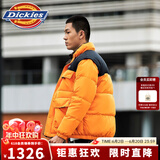 Dickies 羽绒服多口袋基础款外套 男士休闲百搭加厚外套 9460 柿子橙 （宽松版型) L 充绒量：180克