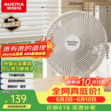 澳柯玛（AUCMA）桌面小风扇京东自营家用电风扇超静音空气循环扇壁挂直流空调FT-22WS2