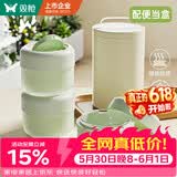 双枪保温饭盒高硼硅玻璃内胆可微波炉加热上班族学生便携餐盒两件套