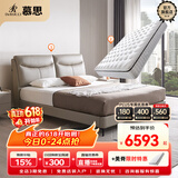 慕思（de RUCCI）美脊2cm乳胶Smart智慧弹簧慕斯乳胶床垫1.8*2米软硬适中