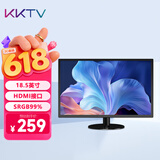 KKTV18.5英寸便携家用办公显示器 滤蓝光不闪屏 HDMI+VGA双接口 支持壁挂监控便携办公显示屏 K20F