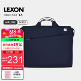 乐上（LEXON）手提电脑包商务男女单肩公文包15.6英寸苹果笔记本包大容量文件包