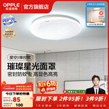 欧普照明（OPPLE）卧室吸顶灯具走廊灯过道灯阳台玄关灯简约小吸顶灯三防一体快装 星空面罩【白光】24瓦/2000lm/直径35cm