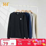 361°卫衣男装春夏季长袖运动服休闲跑步圆领宽松上衣服652334801D-6