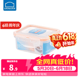 乐扣乐扣（LOCK&LOCK）塑料保鲜盒套装可微波炉饭盒冰箱收纳盒水果便当盒密封家用大容量 长方形【180ML】