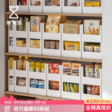 懒角落橱柜收纳盒杂物零食储物盒可伸缩直角收纳盒子厨房柜收纳筐收纳箱 深柜组合装（小+中+大）