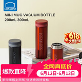乐扣乐扣（LOCK&LOCK）不锈钢纤巧便携保温杯茶水杯车载商务杯子200ml红色LHC550