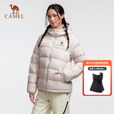 骆驼女装羽绒服秋冬新款男女同款高蓬防风保暖抗静电面包服