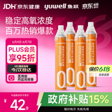鱼跃氧气瓶便携式孕妇老人吸氧制氧机高反旅游1400ml四瓶装