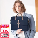 高尔夫（GOLF）电脑包男女14英寸苹果笔记本电脑包手提单肩斜挎包防泼水商务出差