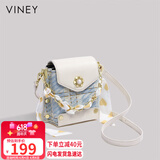 viney牛皮包包女包洋气手机包品牌斜挎单肩包生日礼物高级感送女友老婆