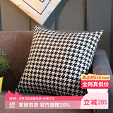 艾薇抱枕沙发靠垫床头靠枕床上腰垫办公室腰靠抱枕套含芯45*45千格鸟