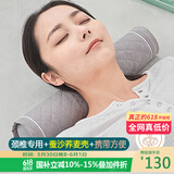 上梵蚕沙颈椎枕头荞麦壳蚕砂蚕屎枕头硬枕头圆柱圆枕头荞麦皮