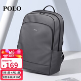 POLO双肩包男士大容量背包旅行学生书包16/17.3英寸电脑包商务出差包