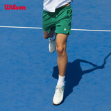 威尔胜（Wilson）夏季男士TOURNAMENT运动梭织网球裤7寸运动短裤 WM00299411GNN-矿石绿 L /180/88A
