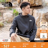北面（The North Face）【都市机能系列】防晒衣男防紫外线UPF户外多效衣外套|4U8X 4EN/墨碳灰 2XL /185