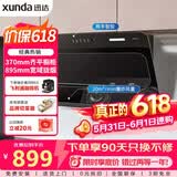 迅达（XUNDA）抽排吸油烟机家用侧吸式 20立方爆炒吸力 一级能效自清洁挥手感应 以旧换新 YC1