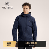 ARC'TERYX始祖鸟 ATOM HOODY 男子 保暖棉服 Black Sapphire/蓝黑色 L