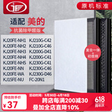 JF适配美的空气净化器过滤网滤芯 KJ210G-C42/C46/KJ15FE-NU