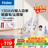 海尔（Haier）吸尘器【价保618】家用 有线手持推杆二合一 大功率大吸力 轻量车辆清洁 宠物毛发清洁HSC-S802A