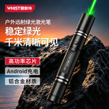 惠斯特H20激光笔远射强绿光工地用镭射笔大功率激光灯户外沙漠指星笔LED屏指示笔激光手电筒售楼部绿光笔