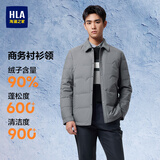 HLA海澜之家羽绒服男轻商务时尚翻领外套男冬季
