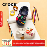 CROCS卡骆驰贝雅儿童洞洞鞋户外包头童鞋沙滩鞋凉鞋拖鞋/207013/207012 深蓝色-410 33 (200mm)