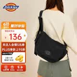 Dickies单肩包男女斜挎包尼龙休闲风上课通勤旅行大容量饺子包可调节小号