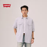 李维斯【商场同款】Levi's26新款男士复古工装短袖衬衫005GI