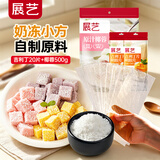 展艺椰奶冻 吉利丁片5g*20片+椰蓉椰丝500g 家庭自制甜品烘焙原料