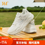 361°运动鞋女春夏季网面厚底增高休闲通勤老爹跑步鞋子女682426763F-1
