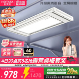 好太太（Hotata）智能晾衣机隐形超薄升降电动晾衣架D-3272离线语音