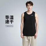 耐克NIKE男 运动背心 圆领无袖 柔软舒适 DV9322-010 黑2XL