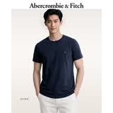 Abercrombie & Fitch经典小麋鹿图案情侣柔软纯棉短袖T恤上衣26春夏男装124-6014 海军蓝 L (180/108A)