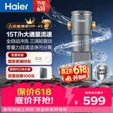 海尔（Haier）前置过滤器超15T大通量家用自来水过滤净水器40微米全自动反冲洗实时水压监测全屋净水HP-45