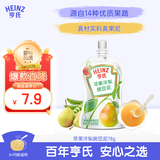 亨氏（Heinz）婴幼儿辅食苹果洋梨豌豆泥超金果泥宝宝辅食营养78g