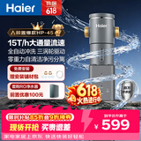 海尔（Haier）前置过滤器超15T大通量家用自来水过滤净水器40微米全自动反冲洗实时水压监测全屋净水HP-45