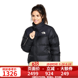 北面（The North Face）美版1996Nuptse男女款羽绒服潮牌经典户外700蓬-鸭/鹅绒随机发 NF0A3XEO女款LE4-黑色 L