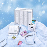 富士拍立得 instax mini13 一次成像相机 七夕送礼 生日礼物 送礼奖品情侣闺蜜旅游拍照 mini12礼盒 mini13奶霜白礼盒【含10张幻梦银河相纸】