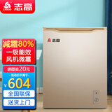 志高（CHIGO）小冰柜家用冷冻小型一级节能省电迷你卧式冷藏保鲜储母乳冷柜 【一级能效 全国联保】 158L 金微霜款