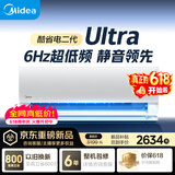 美的空调 酷省电二代Ultra 大1.5匹新一级能效变频 双排纯铜管 卧室节能空调挂机 KFR-35GW/KS2U