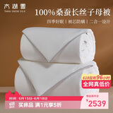 太湖雪 100%桑蚕丝加厚子母冬被 桑蚕丝净重3+5斤 防螨贴身保暖2*2.3m