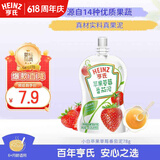 亨氏（Heinz）宝宝婴幼儿辅食零食超金苹果草莓番茄佐餐泥果泥78g 6个月+