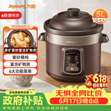 九阳（Joyoung）电炖锅电炖盅5L大容量紫砂预约电砂锅 多功能锅 智能定时精炖煮粥煲汤锅DG50Z-GD510