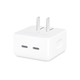 Apple/苹果 35W双口-横向 type-c充电器充电头多口原装 旗舰店苹果iPhone17 Pro Max/iPad/Mac充电器