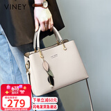 viney牛皮包包女包斜挎妈妈包大容量单肩手提包生日礼物高端送女友母亲