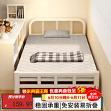 忆琳居折叠床家用单人床办公室午休床1.2米硬板床加床便携简易 100cm宽【经济款+加厚框架】